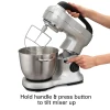 7 Speed Stand Mixer, 4 Quart, Silver - Image 6