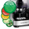 Hamilton Beach® Stack & Snap™ Food Processor, 12 Cup Capacity, Black & Stainless, 70725AG - Image 3