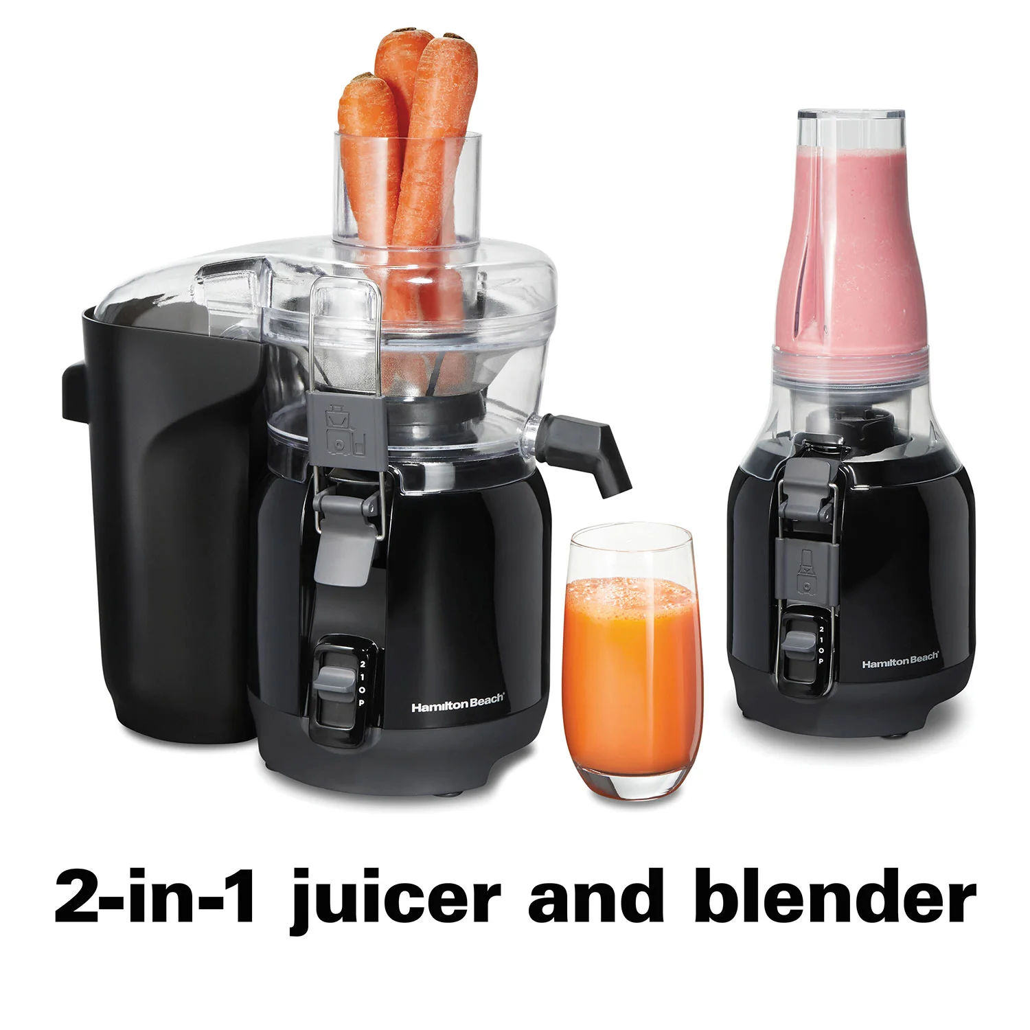 Alternative view of Big Mouth® Juice & Blend 2-in-1 Juicer and Blender