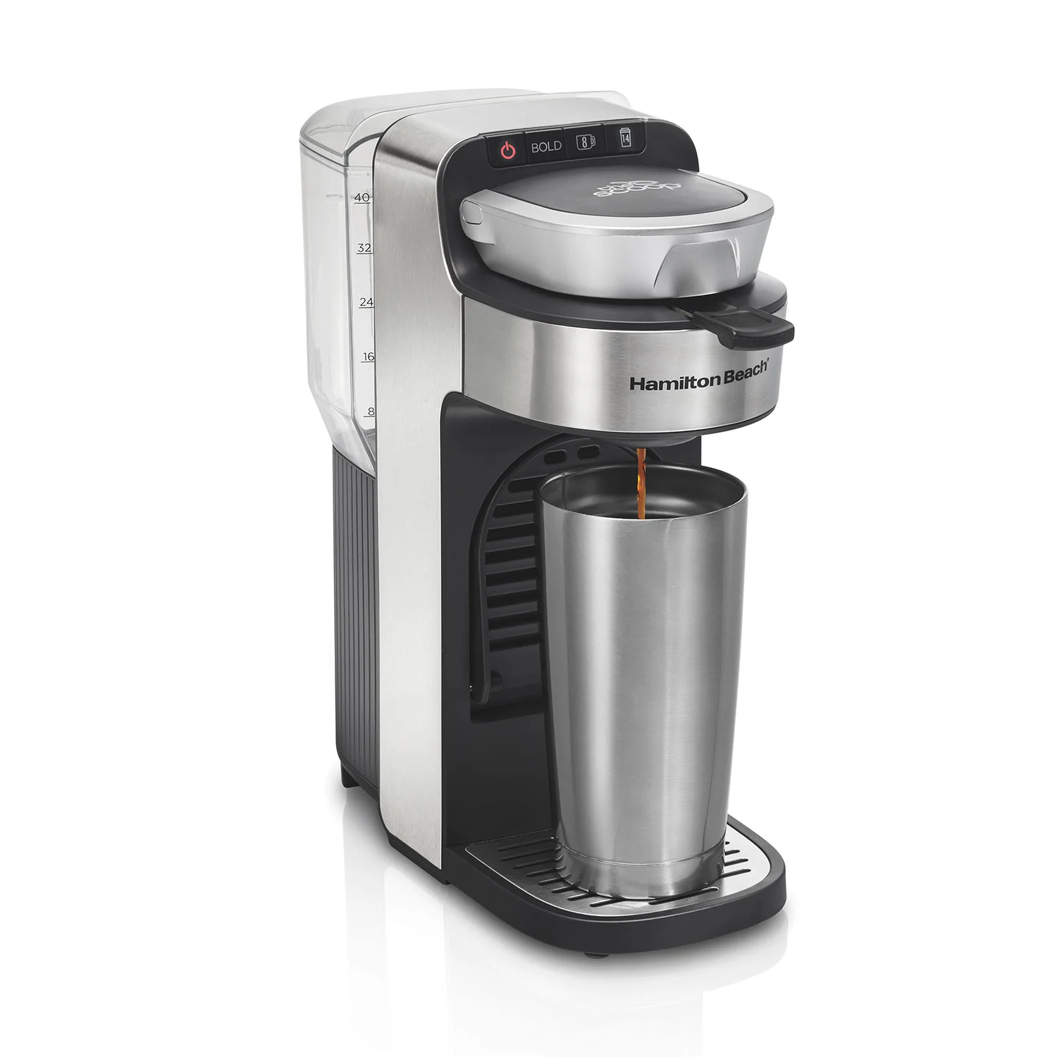 The Scoop® Single-Serve Coffee Maker with Removable Reservoir