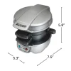 Breakfast Sandwich Maker, Gray - Image 8