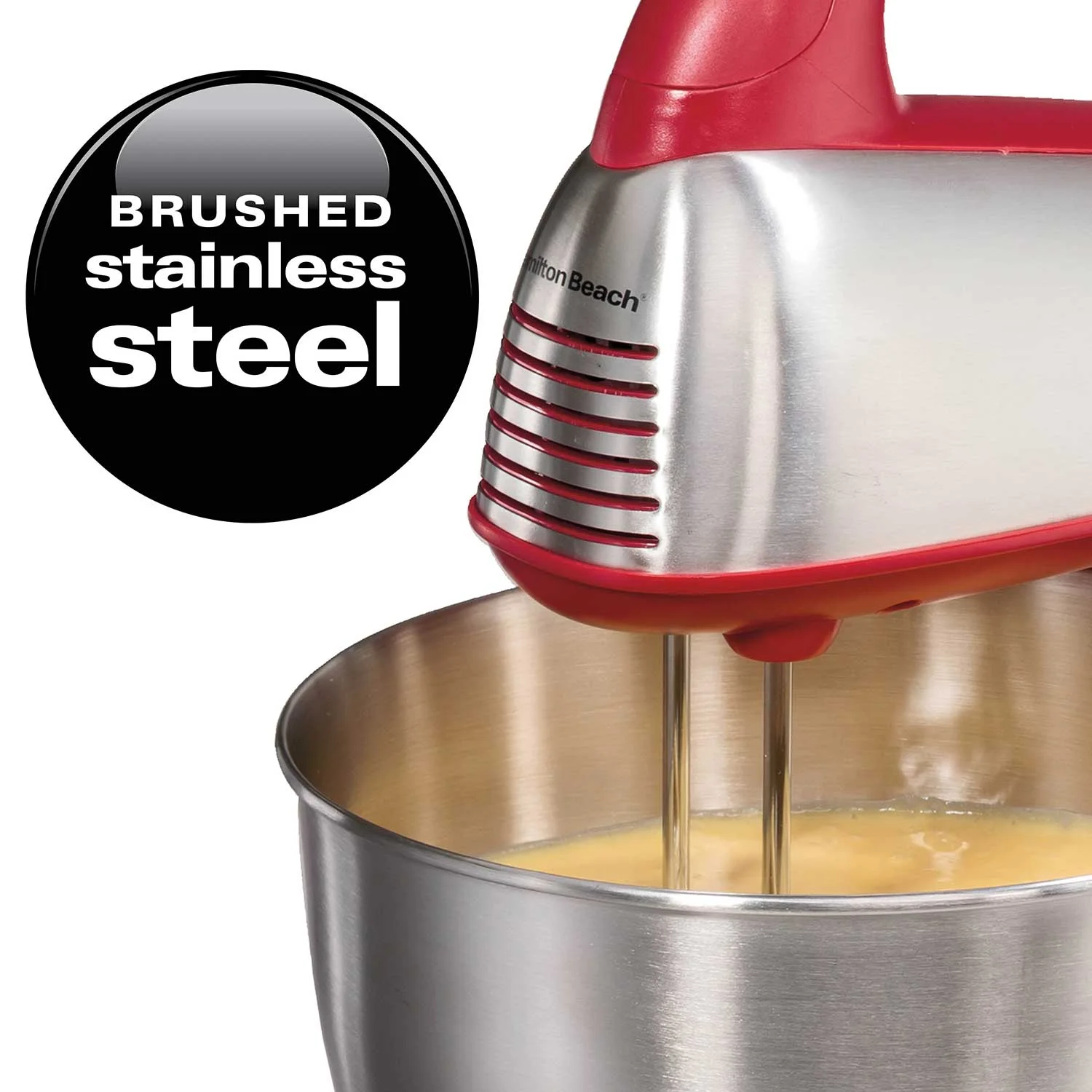 6 Speed Classic Stand Mixer, Red - Image 6
