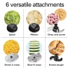 Hamilton Beach® Professional Spiralizing Stack & Snap™ Food Processor, 12 Cup, 70815 - Image 4