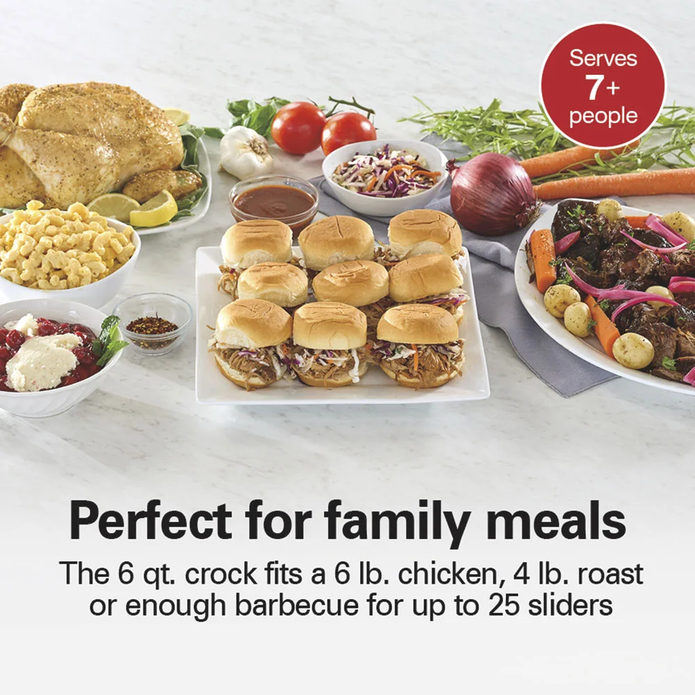 Programmable Stay or Go® 6 Qt. Slow Cooker, Stainless Steel - Image 4