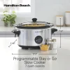 7 Quart Programmable Stay or Go® Slow Cooker, Silver - Image 8