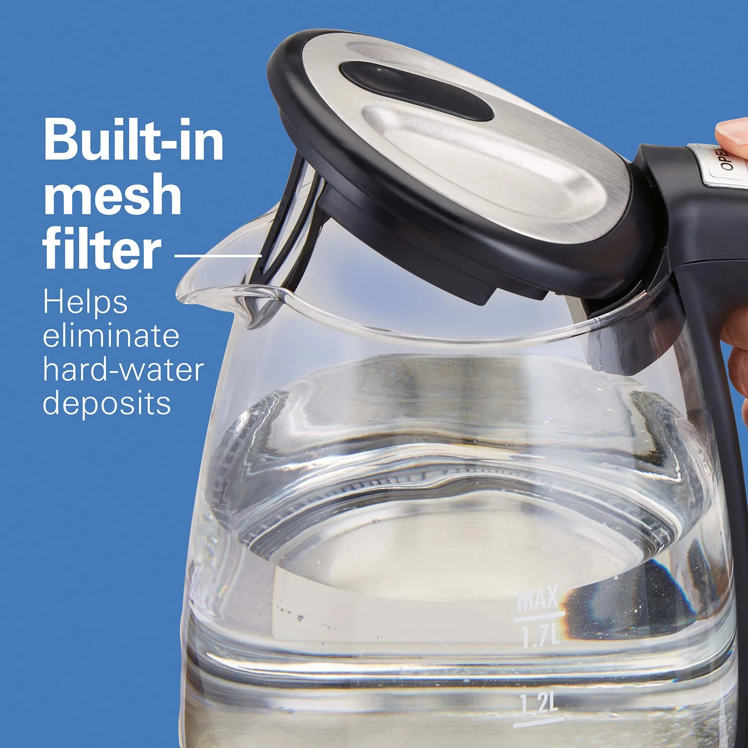 1.7 Liter Variable Temperature Glass Kettle - Image 7