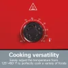 Electric Roaster Oven, 22 Quarts, Red - Image 4