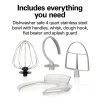 7 Speed Stand Mixer, 4 Quart, Pearly White - Image 4