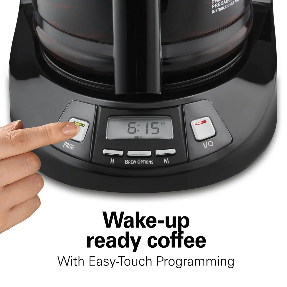 Alternative view of Black Stainless Coffee Maker