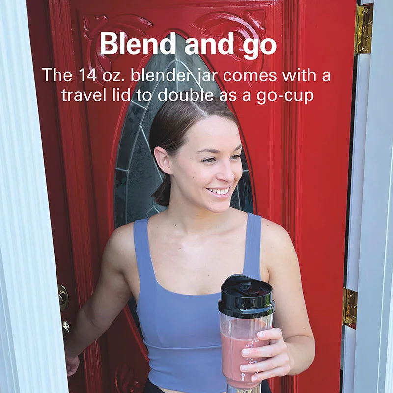 Alternative view of Personal Creations™ Blender with Travel Lid