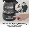 12 Cup Programmable Coffee Maker, Matte Black - Image 2