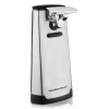 Extra-Tall Can Opener with Removable Cutting Lever, Stainless Steel