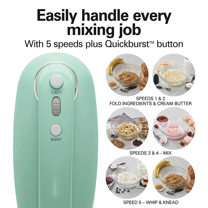 Alternative view of 5 Speed Hand Mixer with SmartBoost™ Technology