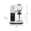 8 Cup Convenient Craft™ Automatic or Manual Pour-Over Coffee Brewer, White - Image 10