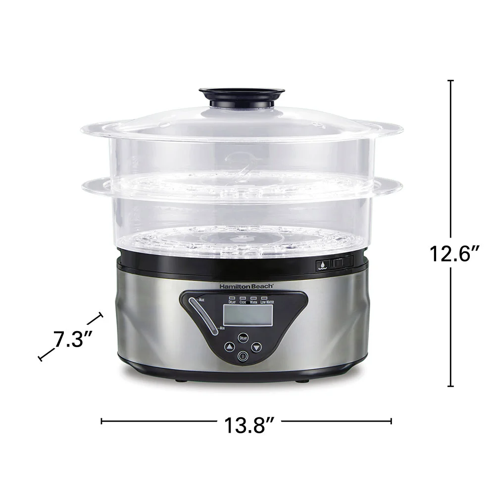 2-Tier Digital Food Steamer - Image 8