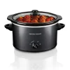 3 Quart Slow Cooker, Matte Black - Image 3