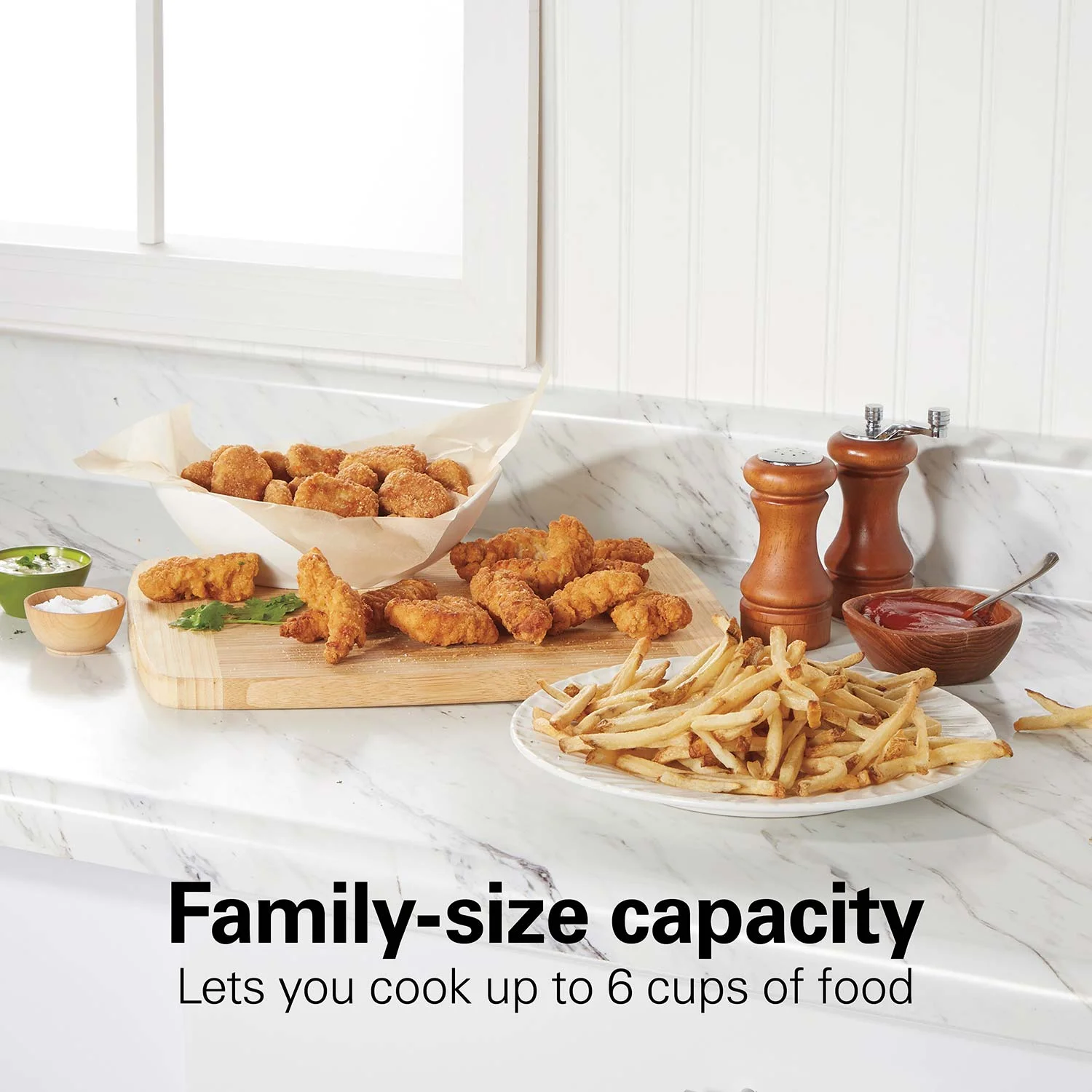 Alternative view of 8 Cup Deep Fryer, Red