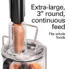 Hamilton Beach® Professional Spiralizing Stack & Snap™ Food Processor, 12 Cup, 70815 - Image 3