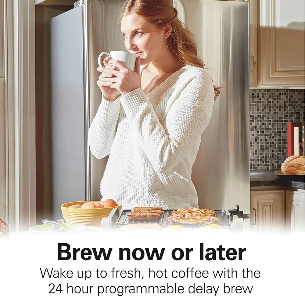 12 Cup Programmable Hot & Iced Coffee Maker - Image 4