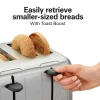 4 Slice Toaster with Extra-Wide Slots Stainless Steel - Image 3
