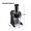 Hamilton Beach® 3-in-1 Electric Spiralizer, 3 Cutting Cones, Metal Food Grip, 6 Cup Capacity, 70930 - Image 8