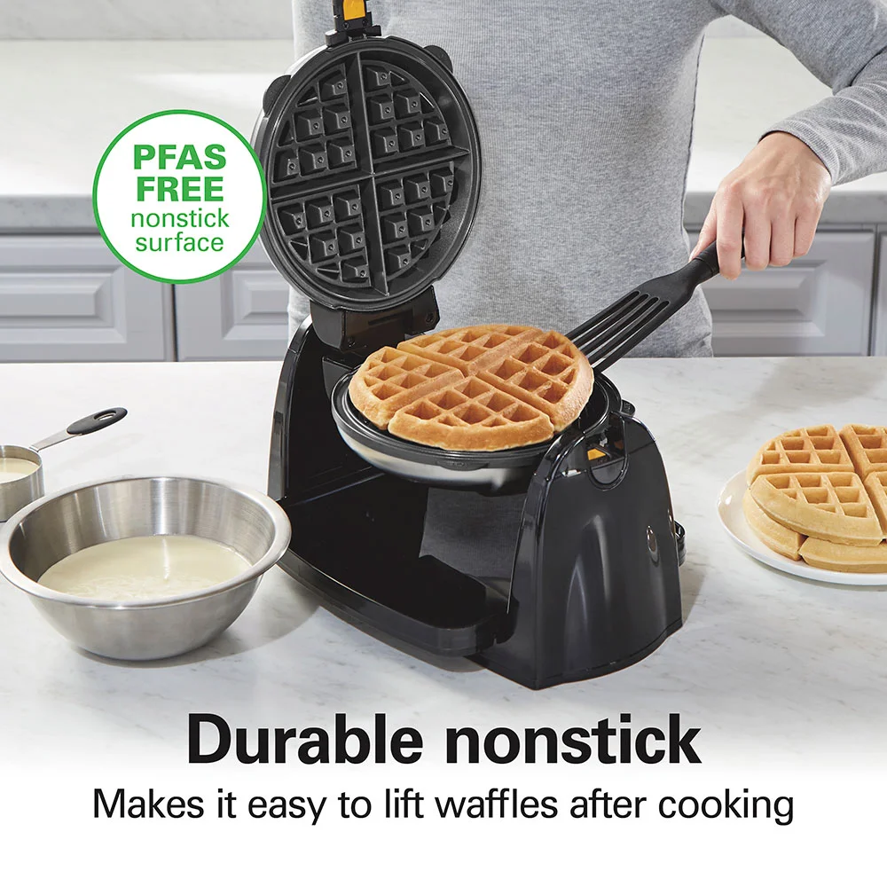 Removable-Grid Belgian Waffle Maker - Image 3