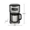 Front-Fill® 12 Cup Programmable Coffee Maker with Thermal Carafe Stainless Steel Accents - Image 8
