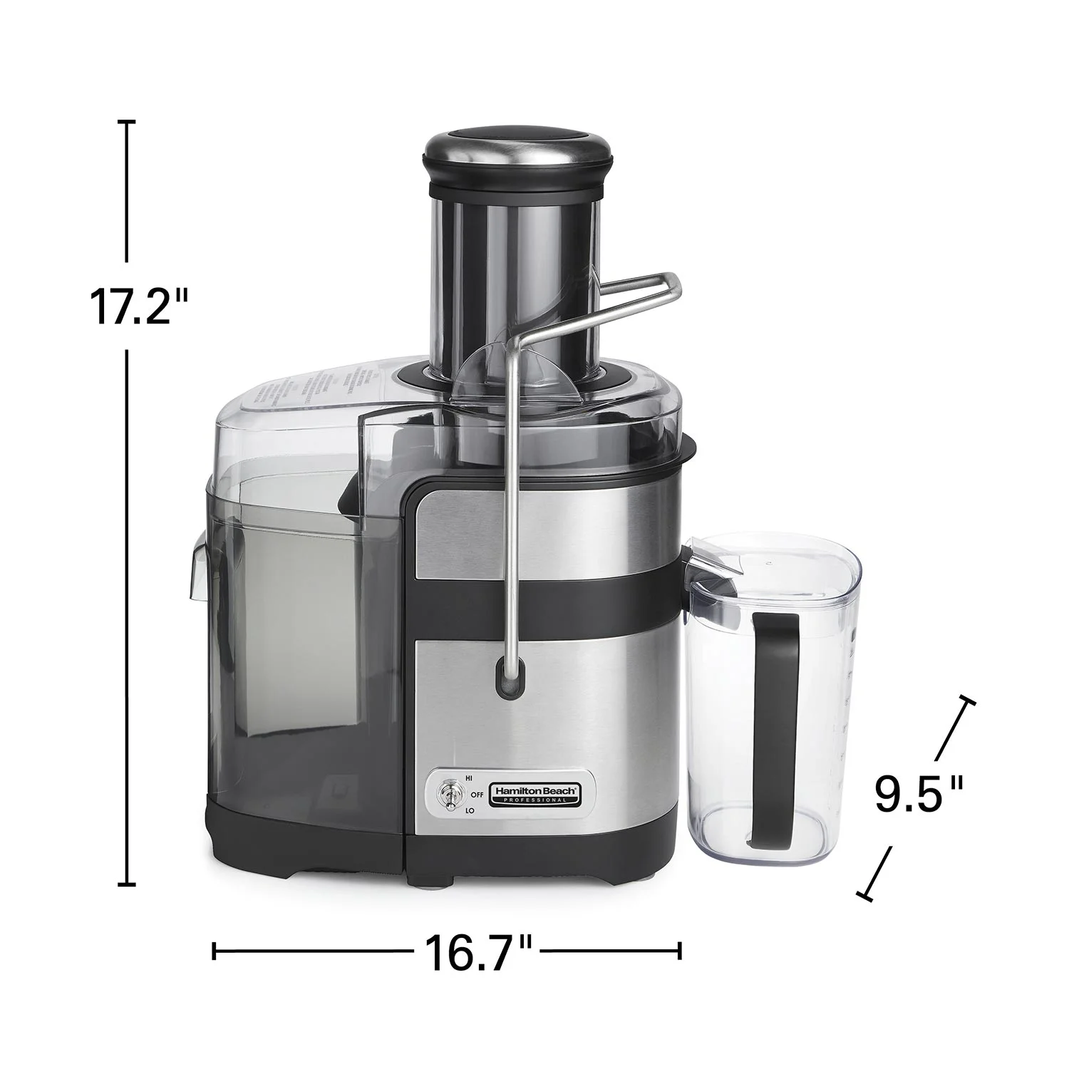 Hamilton Beach® Professional Super Chute™ Easy Clean Juice Extractor - Image 8