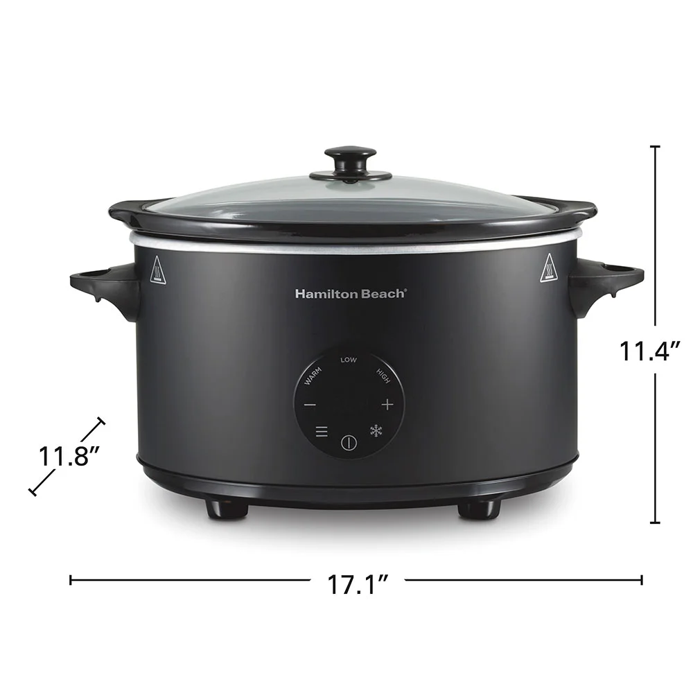 6 Quart Programmable Defrost Slow Cooker - Image 8
