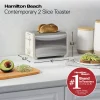 Contemporary 2 Slice Toaster, Sandstone - Image 8