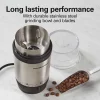 Hamilton Beach Stainless Steel Custom Grind™ Coffee Grinder, Grinds Enough for 4-14 Cups, 80406 - Image 5