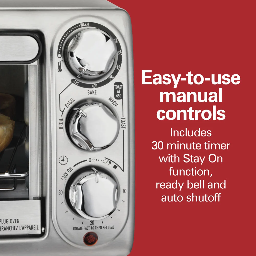 Toaster Oven, Stainless Steel - Image 4