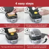 Sandwich Stacker™ Hot Sandwich Maker, Silver - Image 4