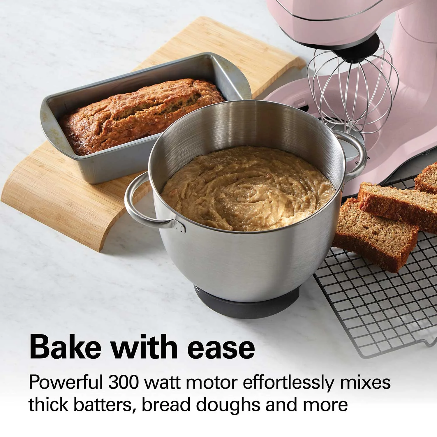 Alternative view of 7 Speed Stand Mixer, 4 Quart, Rose