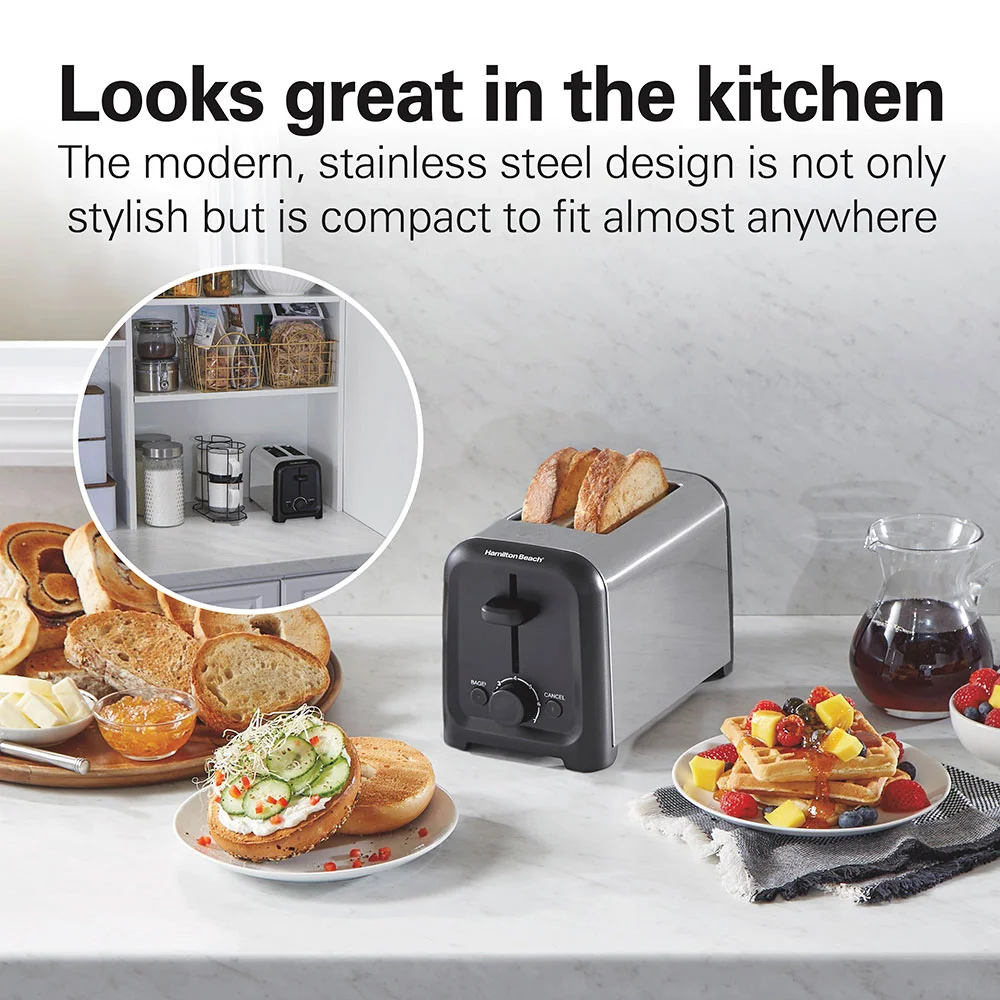 Compact 2 Slice Toaster - Image 5
