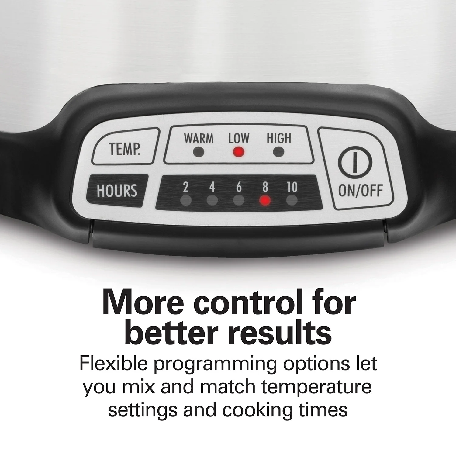 Stay or Go® Programmable Slow Cooker, Silver - Image 4