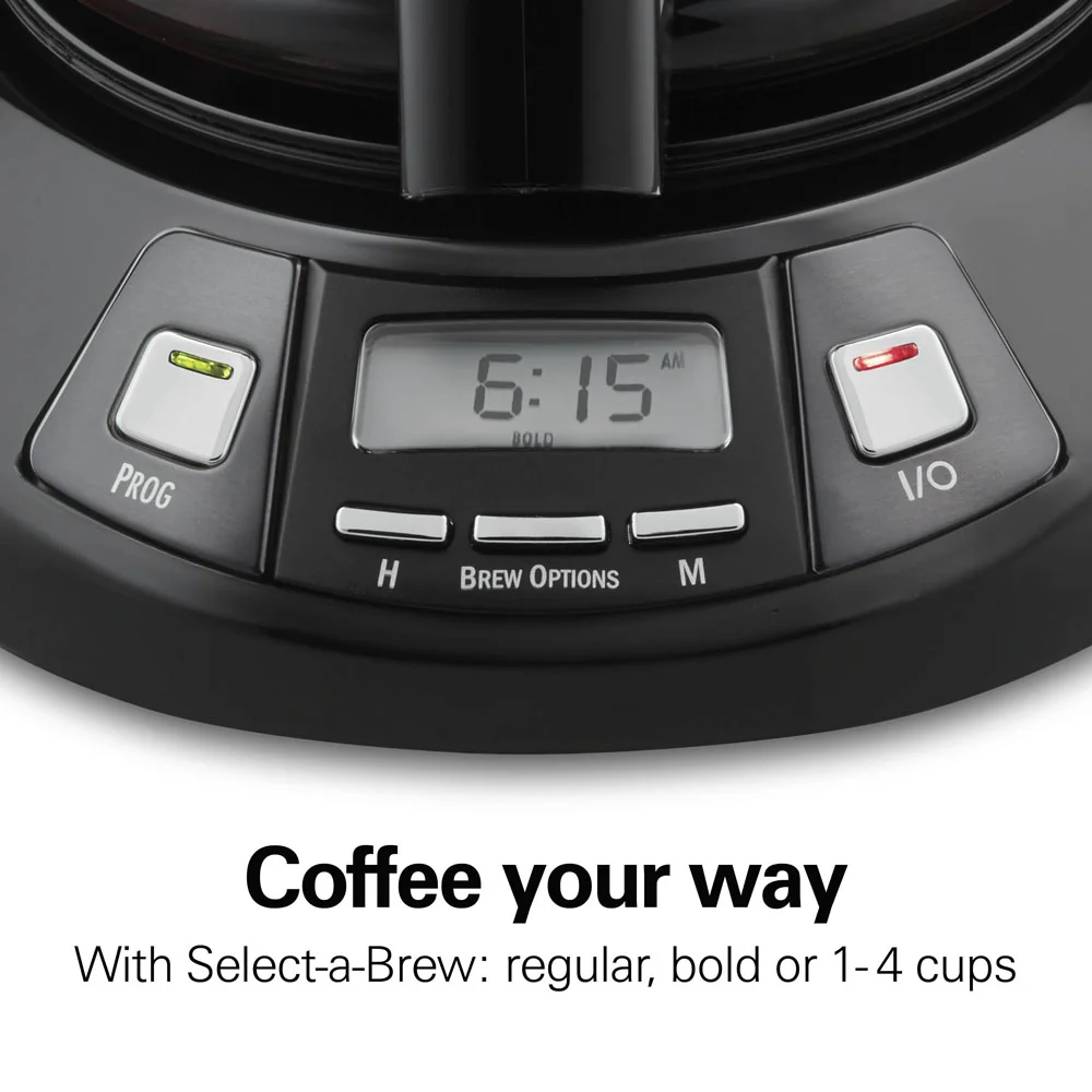 Black Stainless Coffee Maker - Image 4