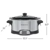 Stay or Go® Sear & Cook 6 Quart Slow Cooker, Silver - Image 8