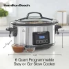 Programmable Stay or Go® 6 Qt. Slow Cooker, Stainless Steel - Image 8