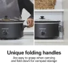 6 Quart Slow Cooker with Folding Handles - Image 2