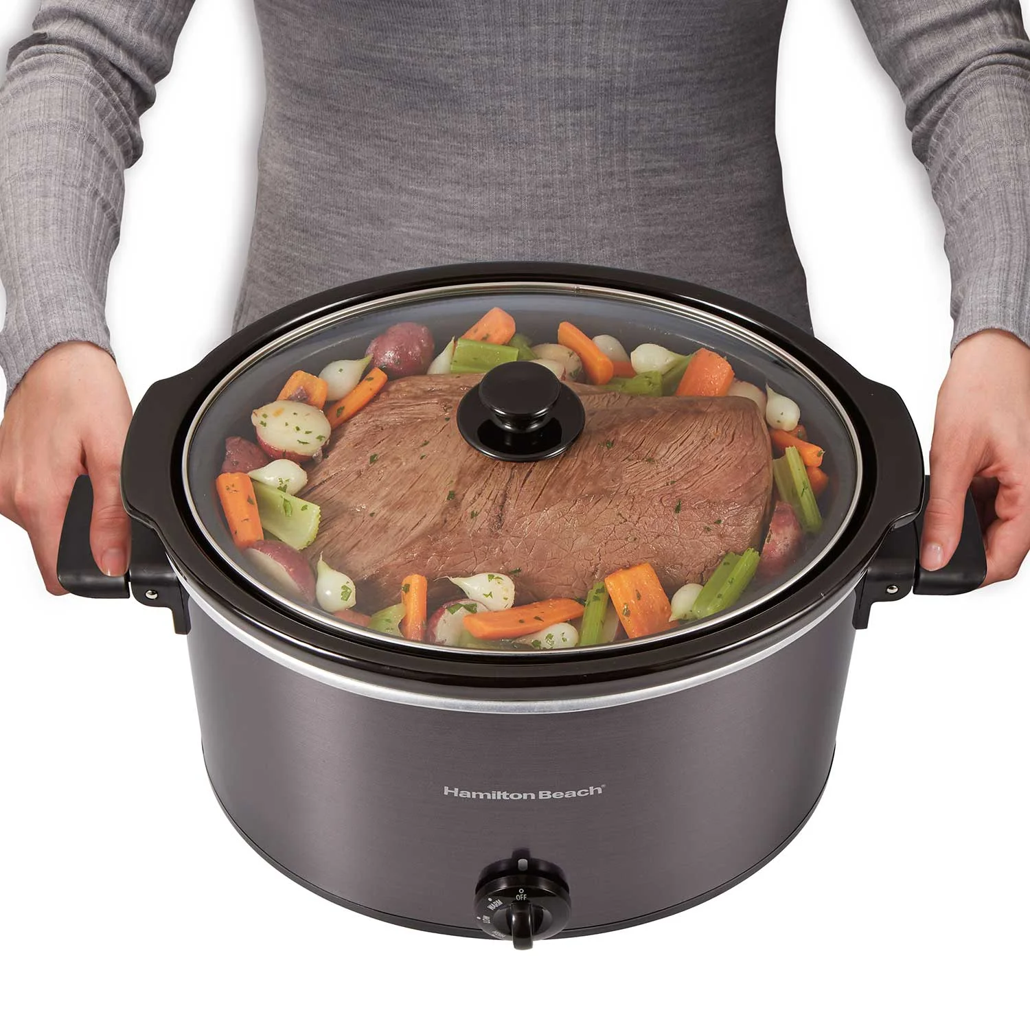 10 Quart Oval Slow Cooker - Image 4