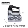 Hamilton Beach® Professional Hand Mixer 7 Speed with Snap-On Storage Case - Image 8