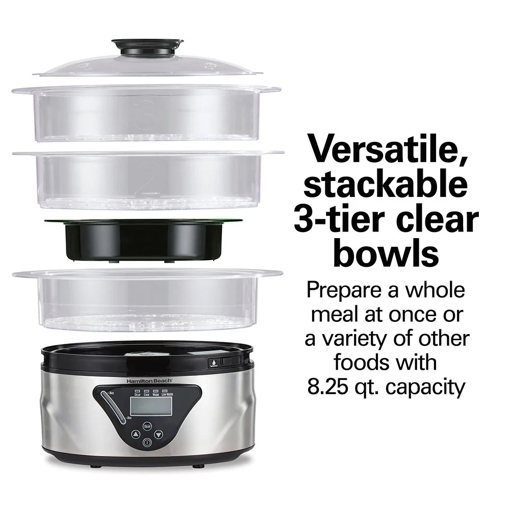 3-Tier Digital Food Steamer - Image 3