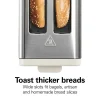 Contemporary 2 Slice Toaster, Sandstone - Image 3
