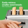 Modern Stainless Steel 4 Slice Toaster with Extra-Wide Slots - Image 6