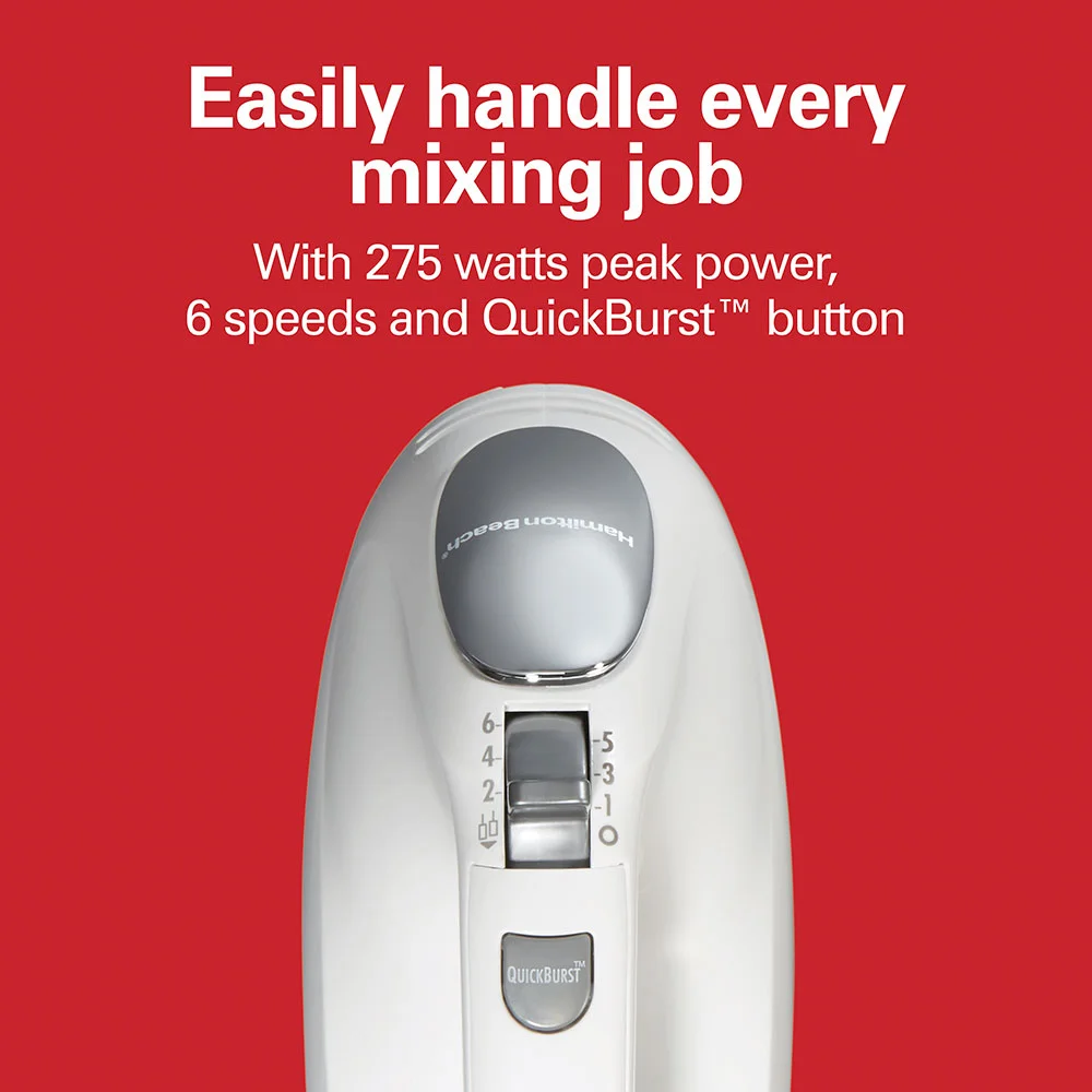 Alternative view of Hand Mixer with Snap-On Case